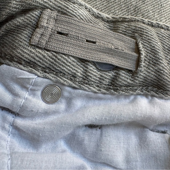 Zara Gray Denim Jeans High Rise Wide Leg Distressed Boys Girls size 12-13 - Picture 6 of 11